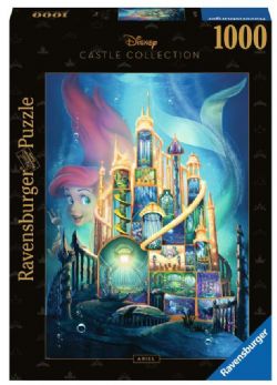 RAVENSBURGER CASSE-TÊTE 1000 PIÈCES - DISNEY CASTLES - ARIEL #17337